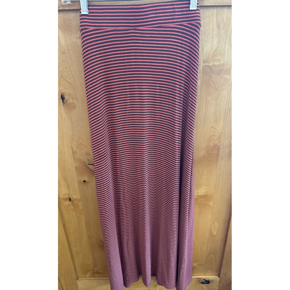 Tommy Bahama Stripe Maxi Skirt Medium Rayon/Spadex